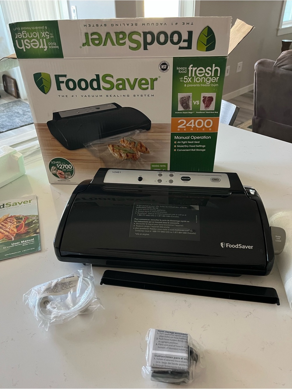 FoodSaver 2400 Series Vacuum Sealer - Black